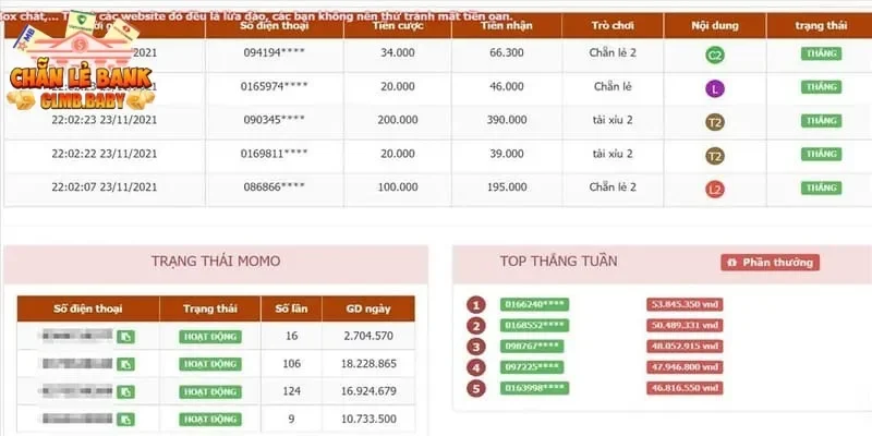 chẵn lẻ momo chẵn lẻ momo